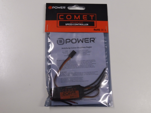 D-Power Comet 20A BEC Brushless Regler #9021